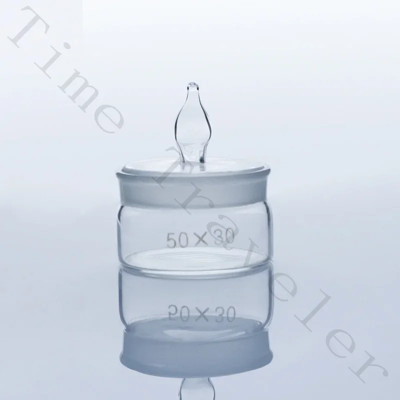 Vaso per il lavaggio dell'olio dell'orologio in vetro parti dei movimenti dell'orologio riparazione del vetro vaso per la manutenzione della pulizia con coperchio antipolvere per orologiaio