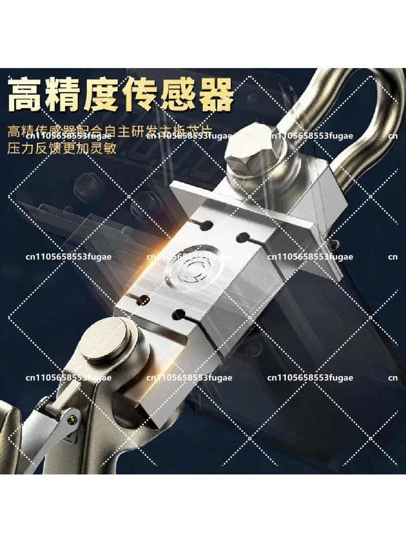 Digital Crane Scale 5000kg Wireless Remote Control Hanging Scale Industrial Weighing Aluminum Shell LCD Display Portable