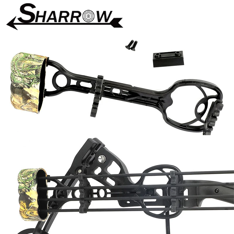 Archery Arrow Quiver Nylon Holder Case Can Holds 4 Arrows Quickly Removable Detachable Portable for Compound Bow Shooting Target