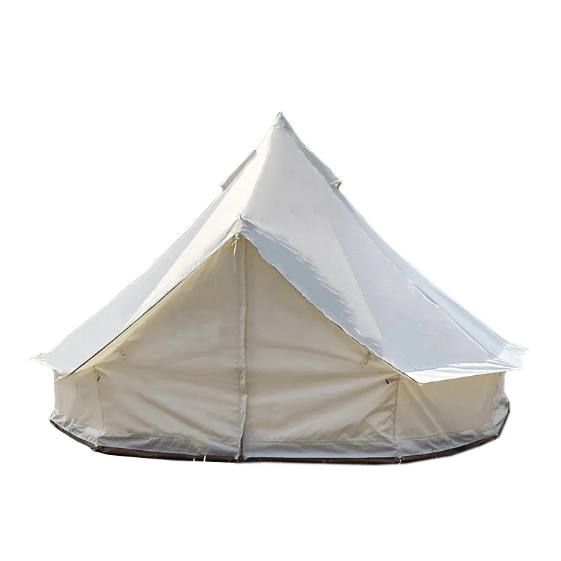 Rainproof and windproof yurt tent outdoor camping bell-shaped Oxford cloth cotton tent pyramid camp for B & B