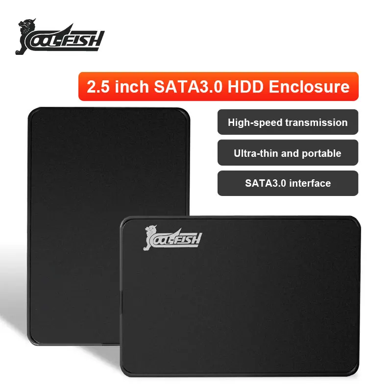 Coolfish Hard Drive Box High-speed Usb 3.0 2.0 Suitable For 2.5-inch Portable Computer Mobile Phone External Hard Drive Ssd