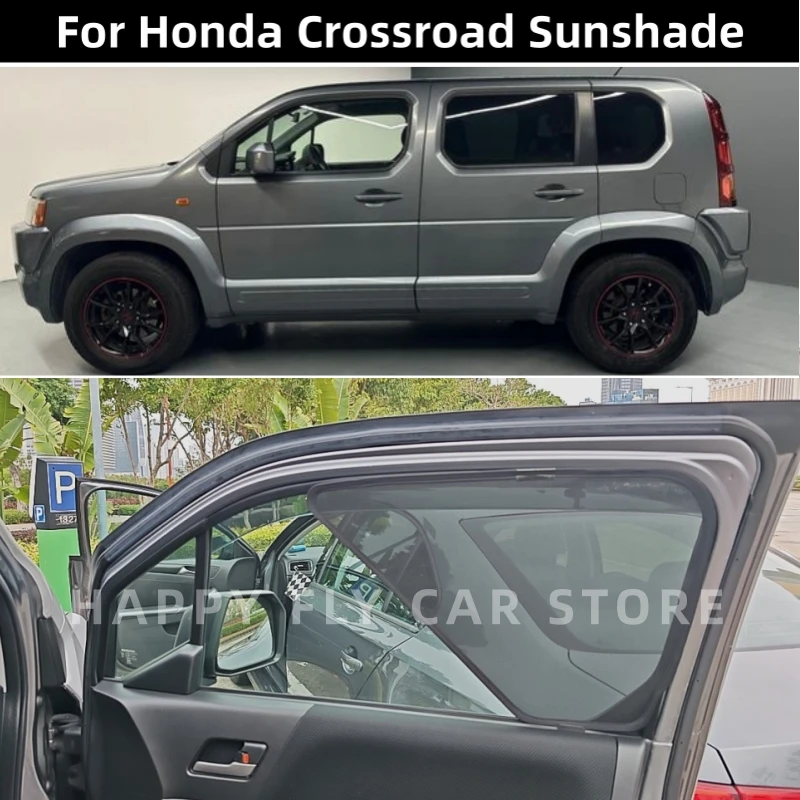 

Suitable for HONDA CROSSROAD 2007-2010 car window sunshade,front and side door sun baffle,mesh curtain