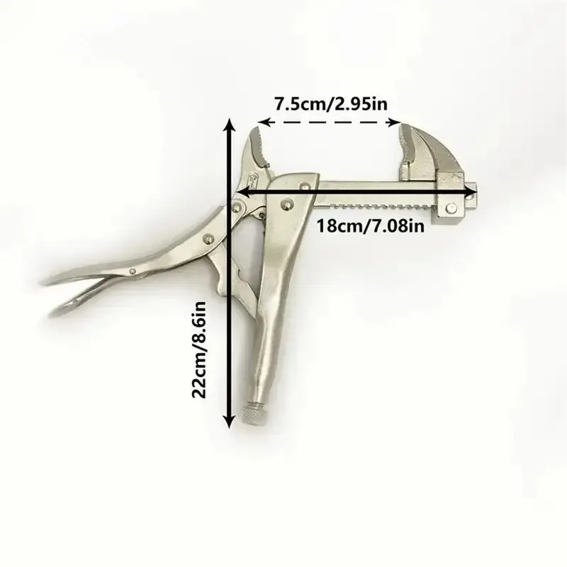 9-inch multifunctional tiger clamp fixture, automatic expansion clamp, woodworking clamp power clamp, manual tool