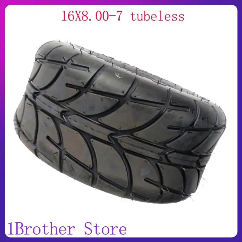 

Upgrade Your ATV with 16X8-7 Heavy-Duty Tubeless Tires, Offering Enhanced Stability and Vacuum Seal