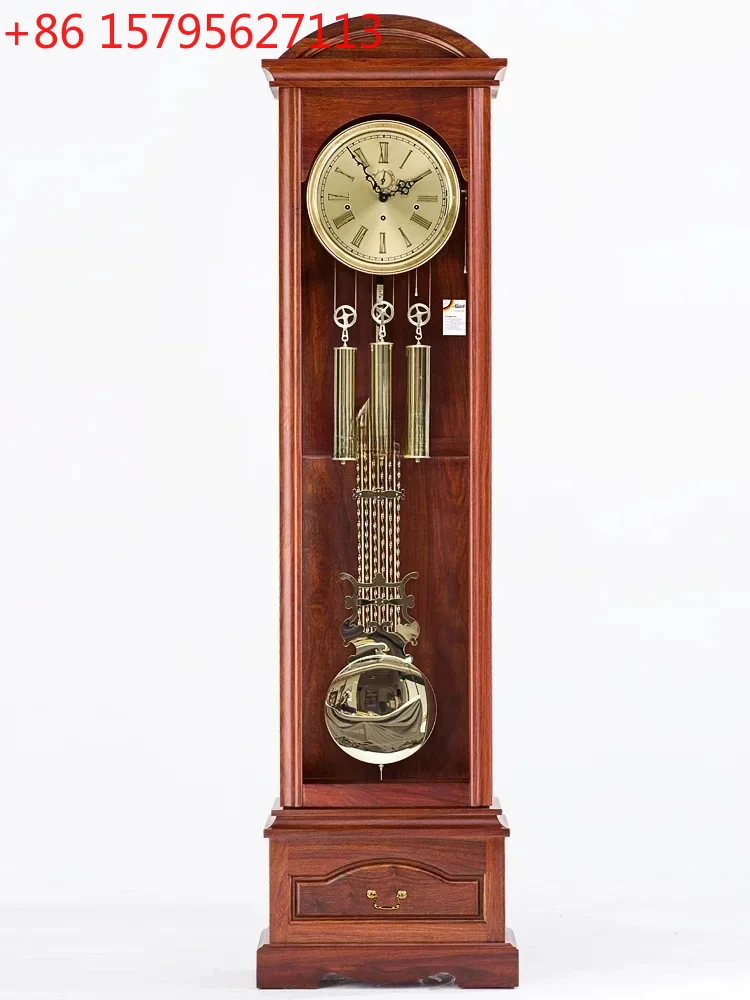 

XZ1Chinese Style the Grandfather Clock Germany Hermle Imported Movement Light Luxury Mechanical Floor Clock the Grandfather Cloc