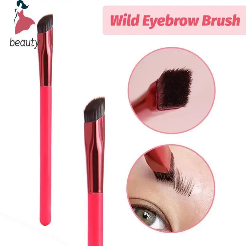 1PC Wild Eyebrow Brush Square Stereoscopic Painting Hairline Eyebrow Paste Artifact Eyebrow Brush Brow Makeup Brushes