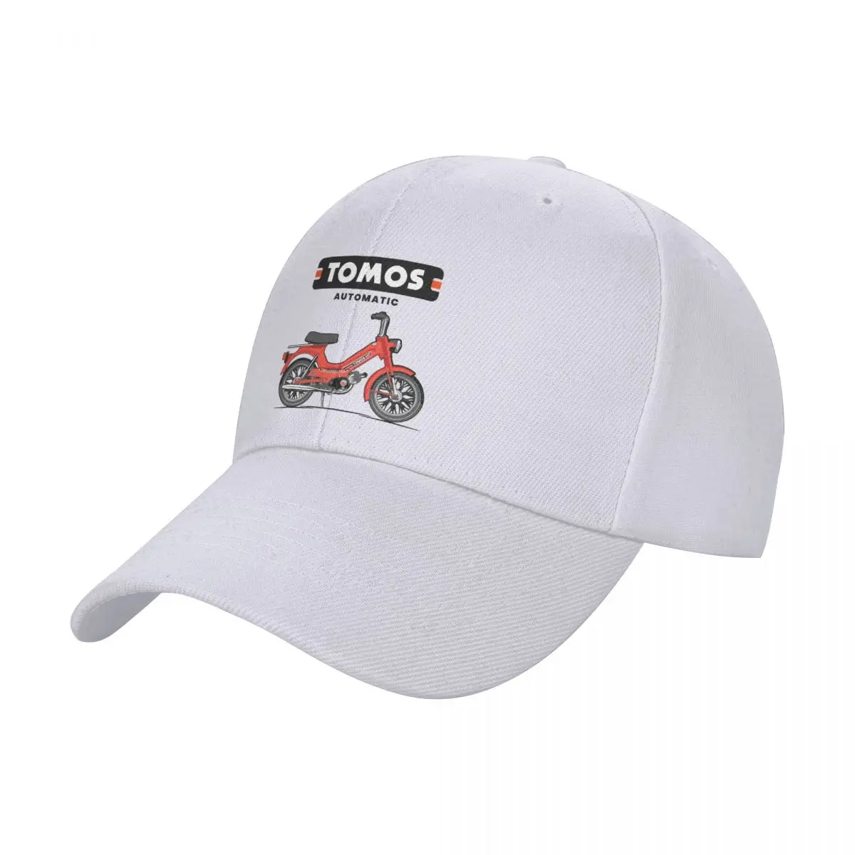 Design Tomos Moped Baseball Cap Hat Leisure Adjustable Visor Sun Hat