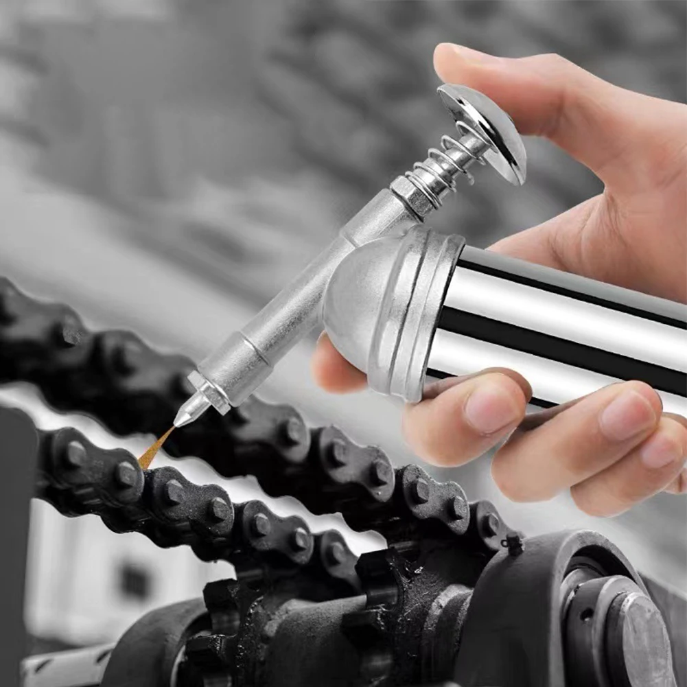 Oliatore a pressione con uscita di capacità 80cc con ugello ad ago Mini pistola per grasso 1000PSI per ingrassare piccoli accessori