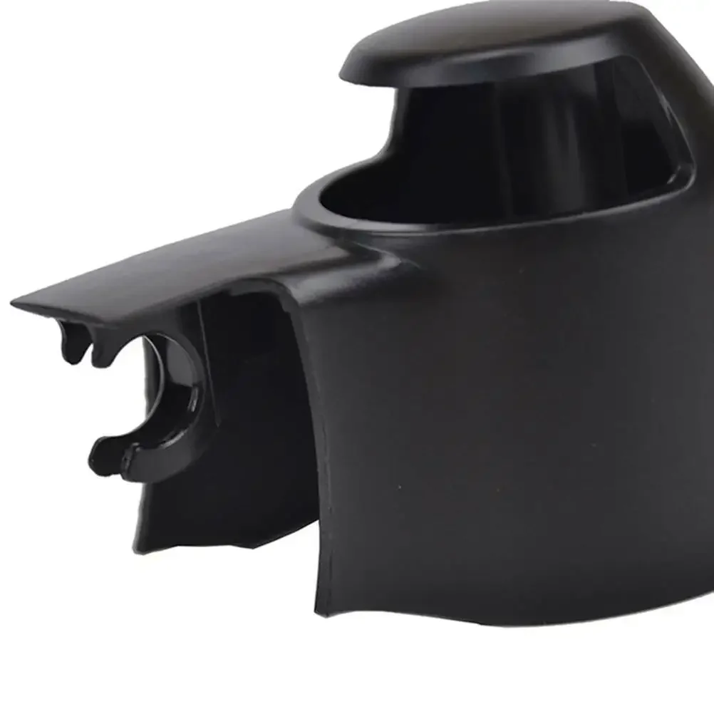 1PC Car Windshield Suitable For Volkswagen Rear Rocker Arm Cover Black Wiper Cover Cap 6Q6955435D With Nozzle