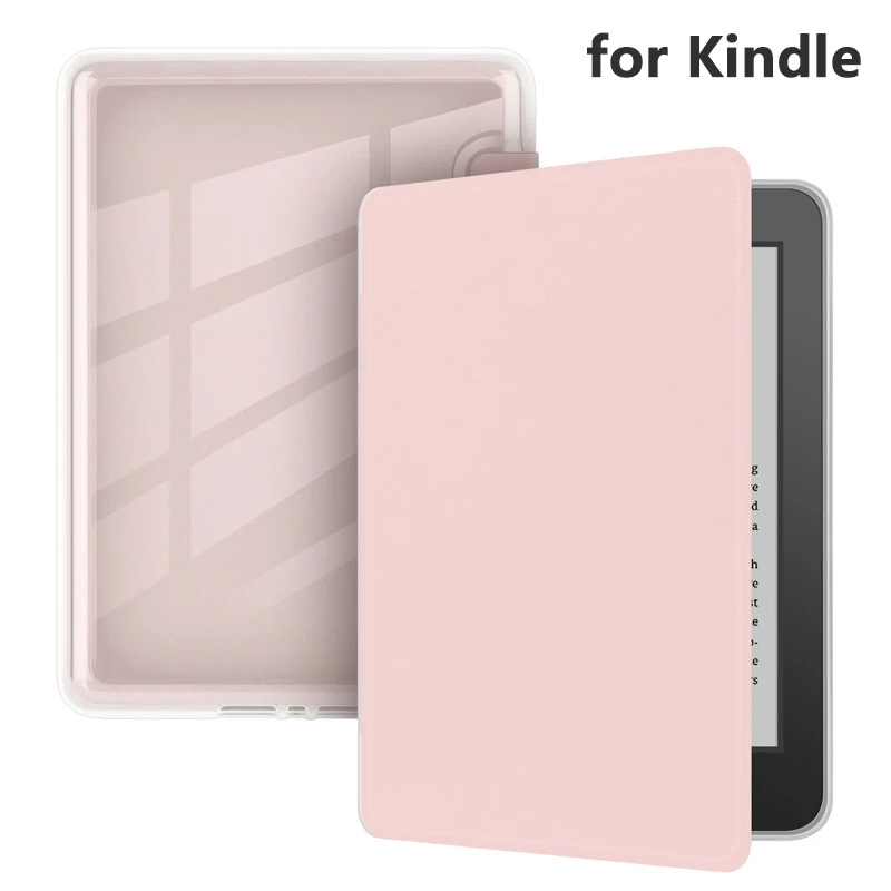 โปร่งใสพับป้องกันสําหรับKindle Paperwhite 1/2/3/4/5/6 2024 2022 Oasis 2/3 E-Book Reader Protector