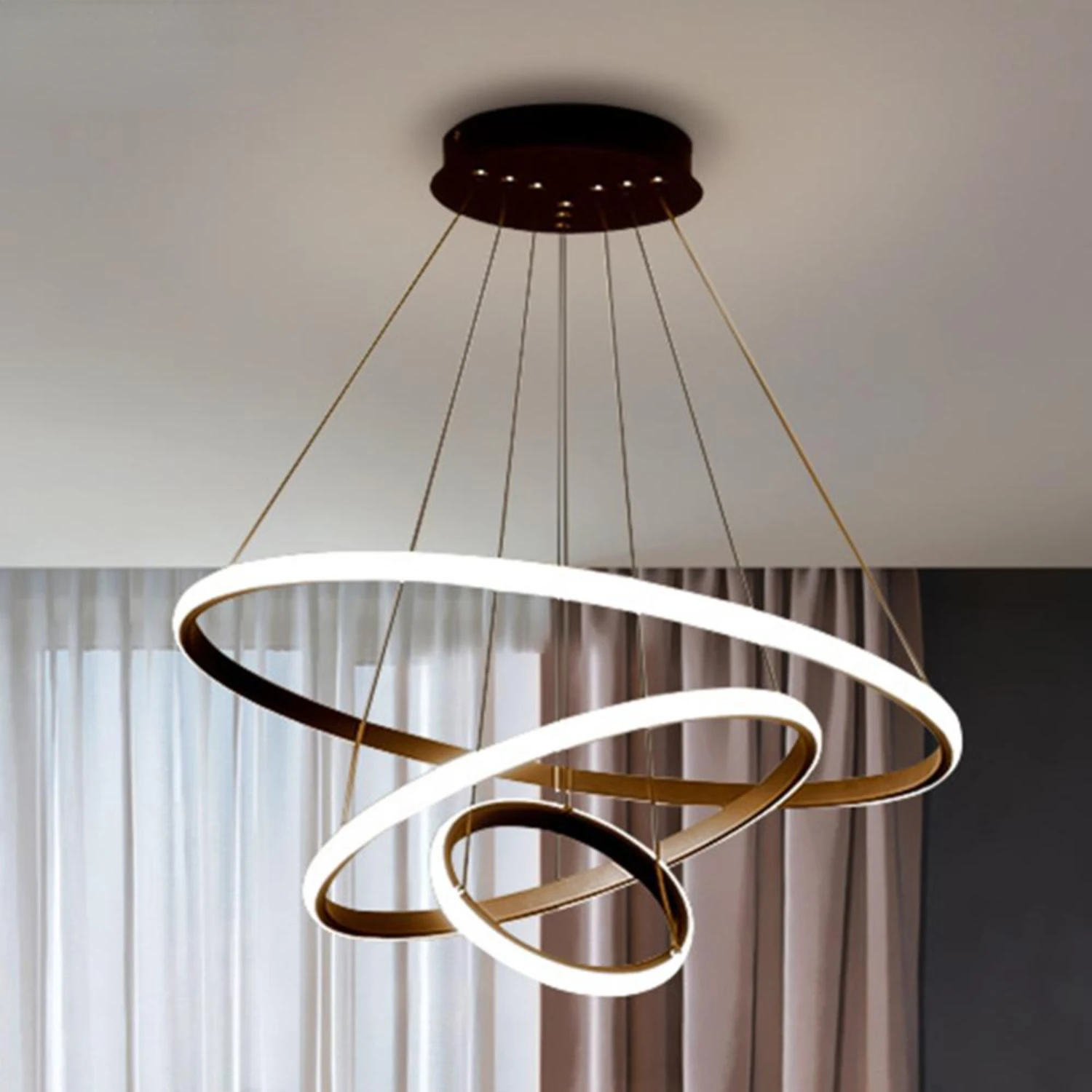 New Enhance Your Space with Luxurious, Adjustable, and High Brightness Nordic LED Ceiling Lamp - Perfect for Modern and Elegant 