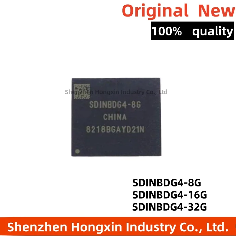 

1PCS New SDINBDG4-8G SDINBDG4 -16G -32G FBGA153 EMMC 5.1 Version Storage Chip in Stock