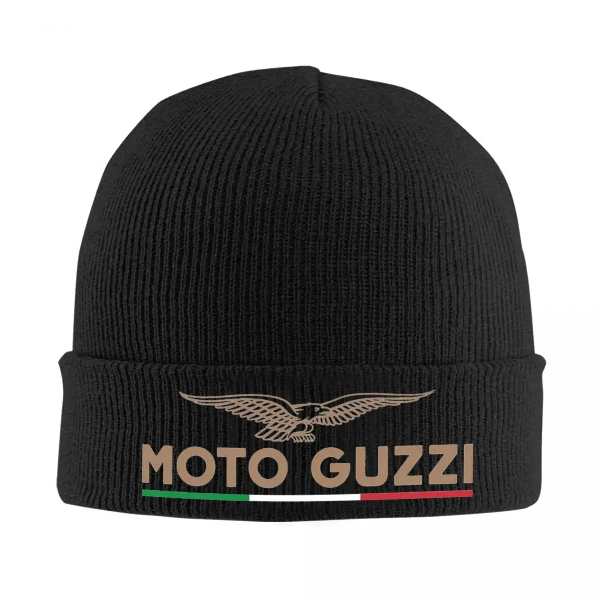 Guzzi Motorcycles Moto Eagle Logo Hat Autumn Winter Beanies Street Caps Men Women Skullcap