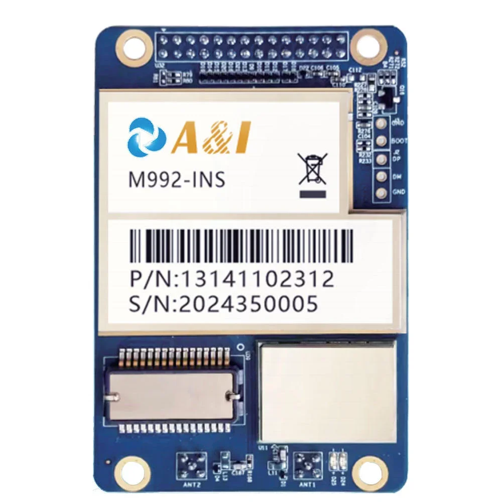 M992-INS GNSS RTK Receiver  Board  Dual-Antenna Tightly Coupled  Trimble BD992-INS Alternative  Pin to Pin Anti-interference