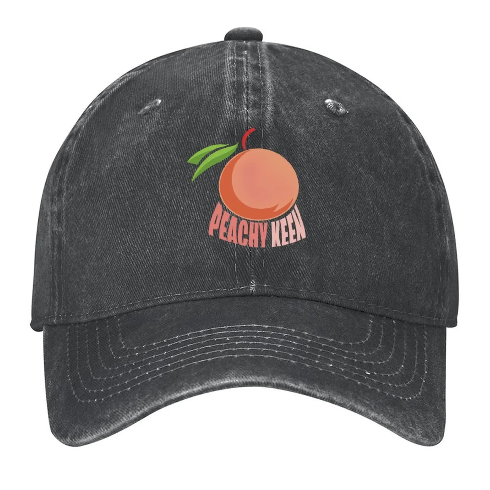 

Peachy Keen Hat Baseball Cap beach hat fun hats Vintage New In Hat Women's Beach Visor Men's