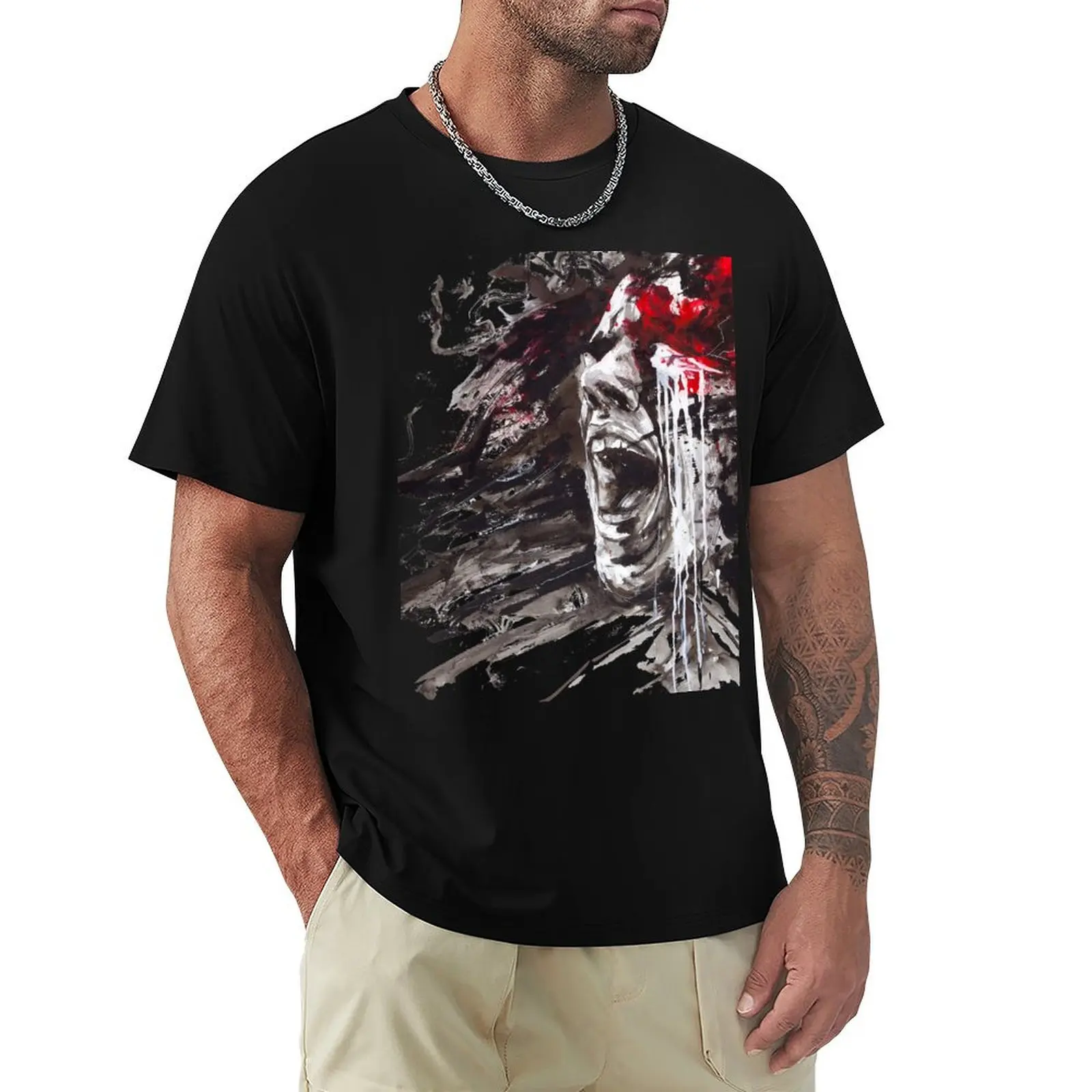 The Pain of Cluster Headache by Agnes-Cecile T-Shirt Casual Daily Graphic Tee