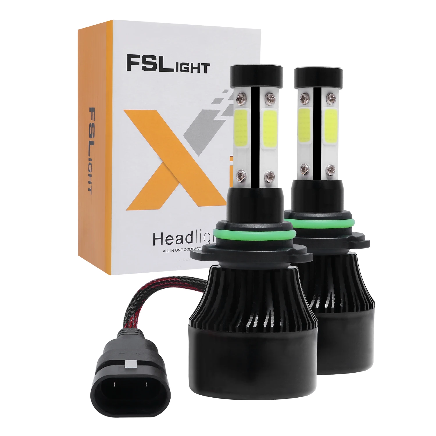 

2Pcs 9006/HB4 9005/HB3 20000Lm 80W H4 H8 H9 9004 9007 Hi/Lo Beam H1 H3 H7 H8 H9H11 9012 Auto Led Headlight White Car Lights 12V