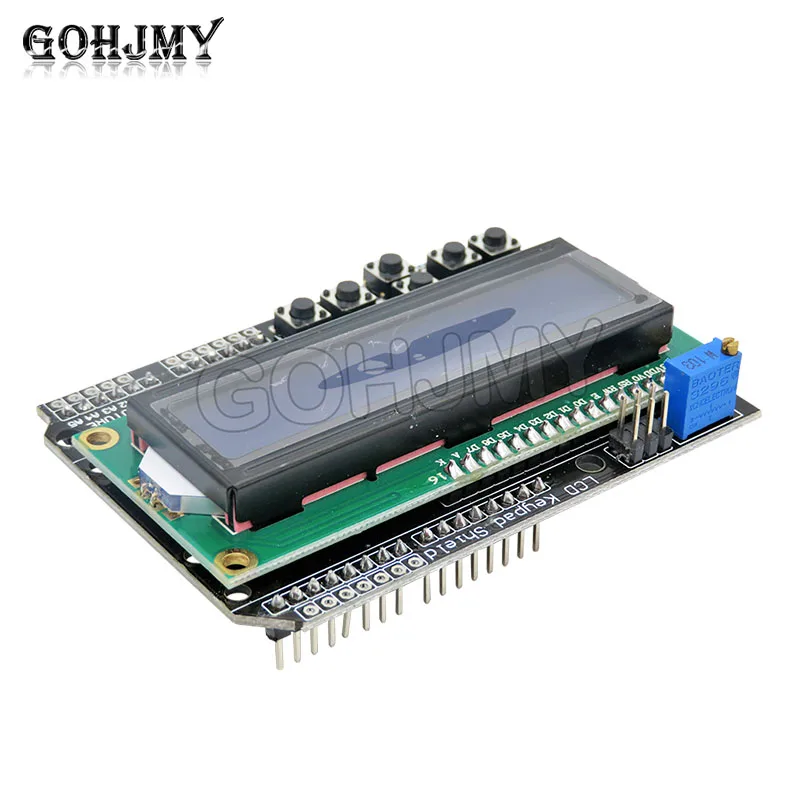 LCD1602 Karakter LCD Input/Output Papan Ekspansi Pelindung Keypad LCD GOHJMY
