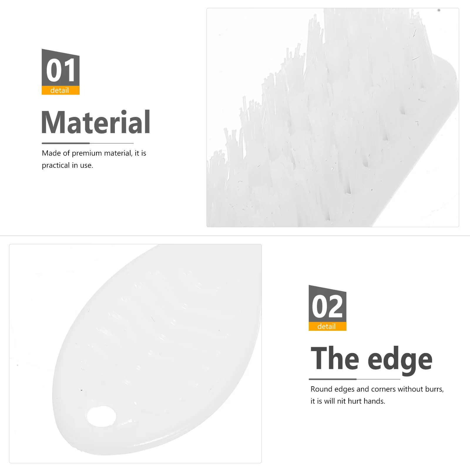 

10pcs Prison Toothbrush Anti-Self-Harm Large Head Wear-Resistant For Inmates Daily Use Small Portable Oral Cleaning Tool