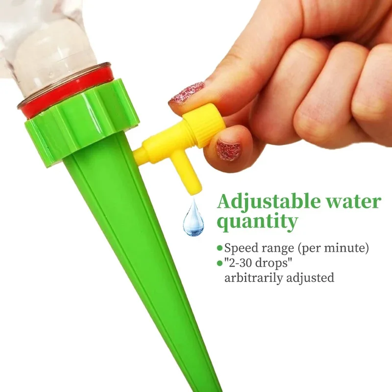 6/10/12pcs Flower Adjustable Automatic Drip Irrigation Watering System Home Balcony Potted Plants Garden Irrigation Drip Tools
