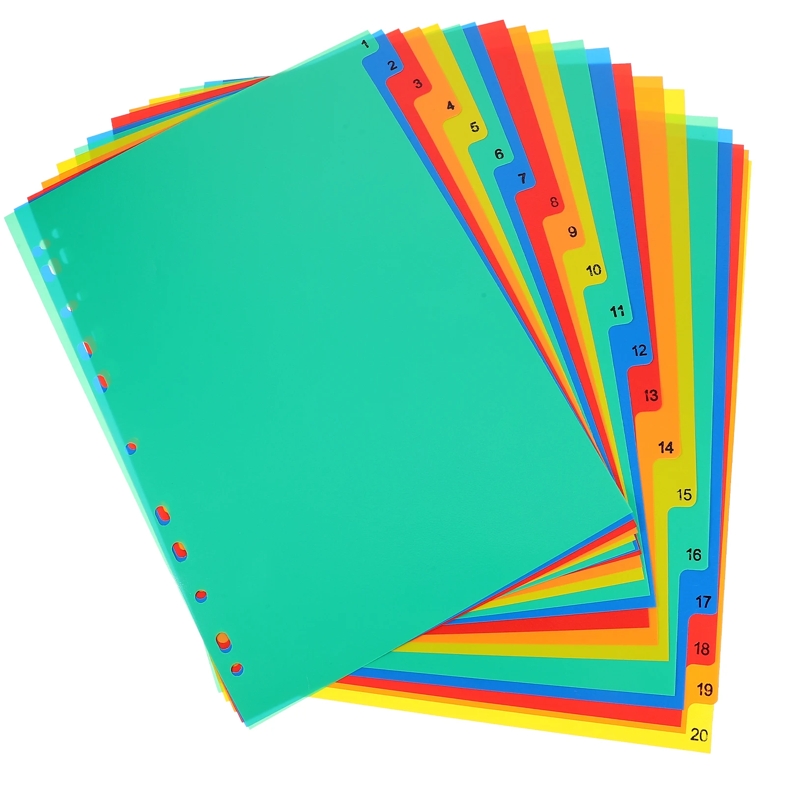 

File-separated Inner Pages Record Dividers Book Tabs Binder Markers Index Binders