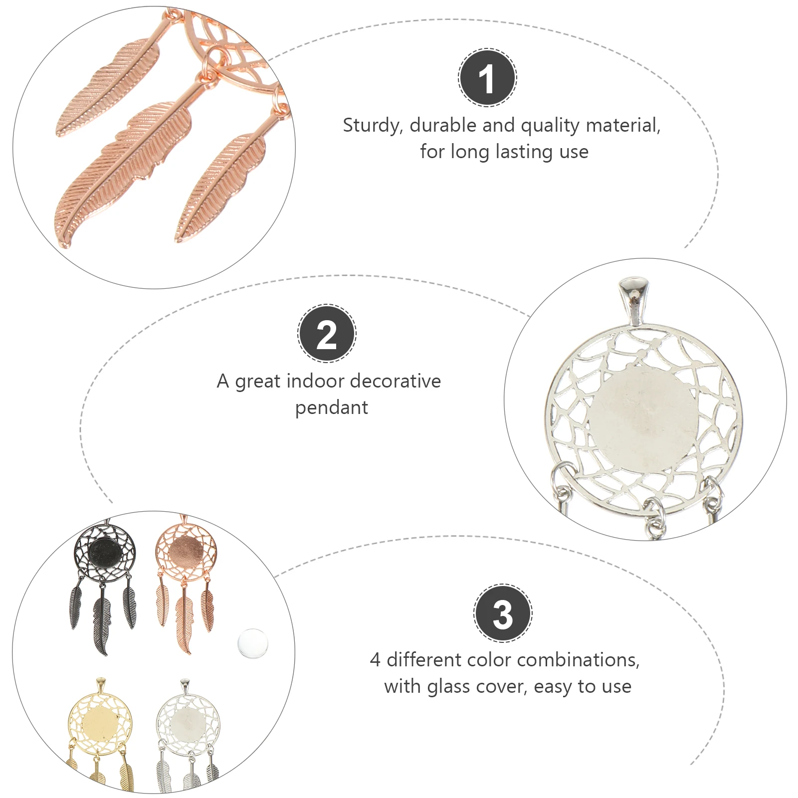 

40pcs Home Decor Pendant Decorative Dream Catcher DIY Macrame Wall Hanging Home Decor Bedroom Living Room Wedding Party