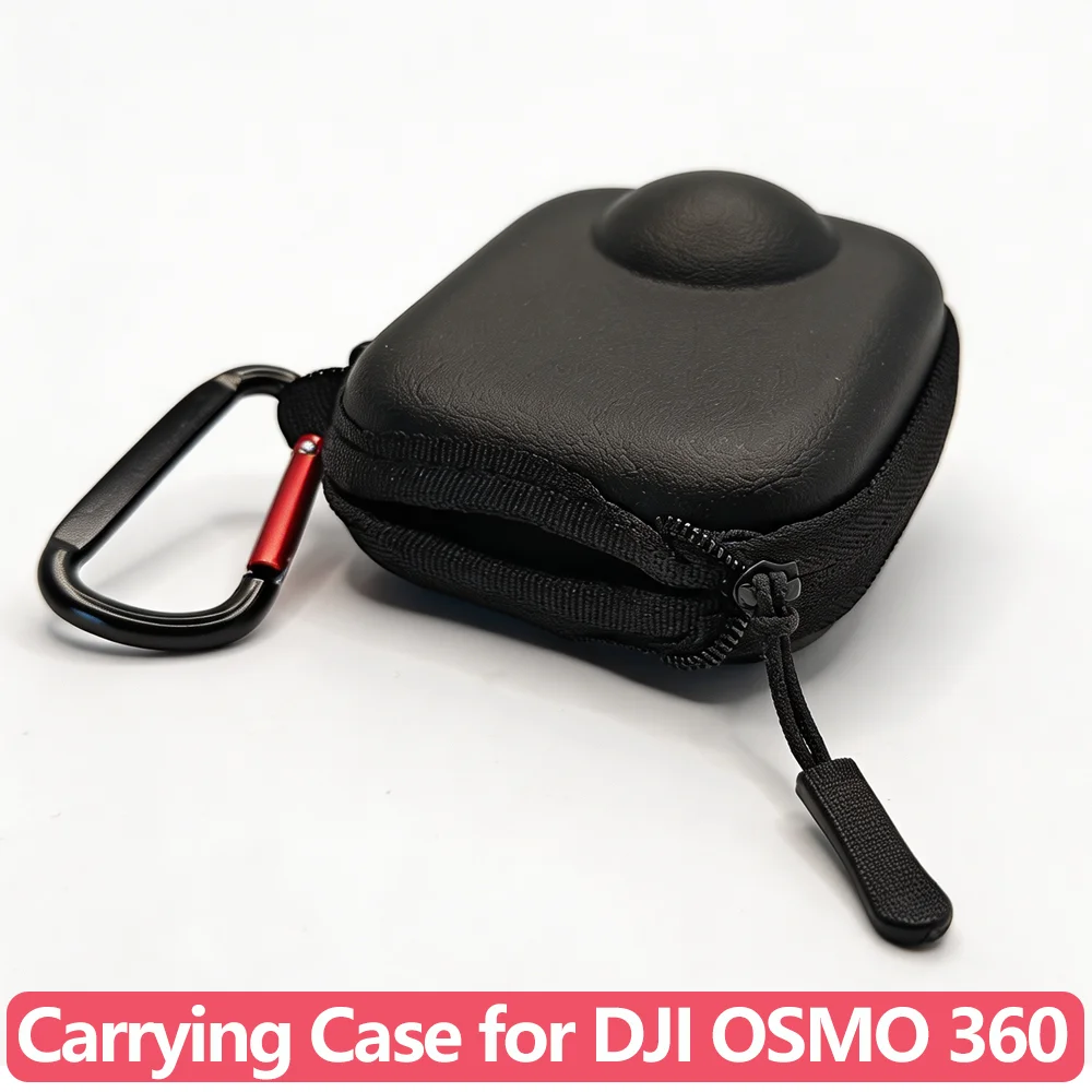 Shockproof Hard Protective Carrying Case for DJI OSMO 360 Action Camera Storage Bag with Metal Hook