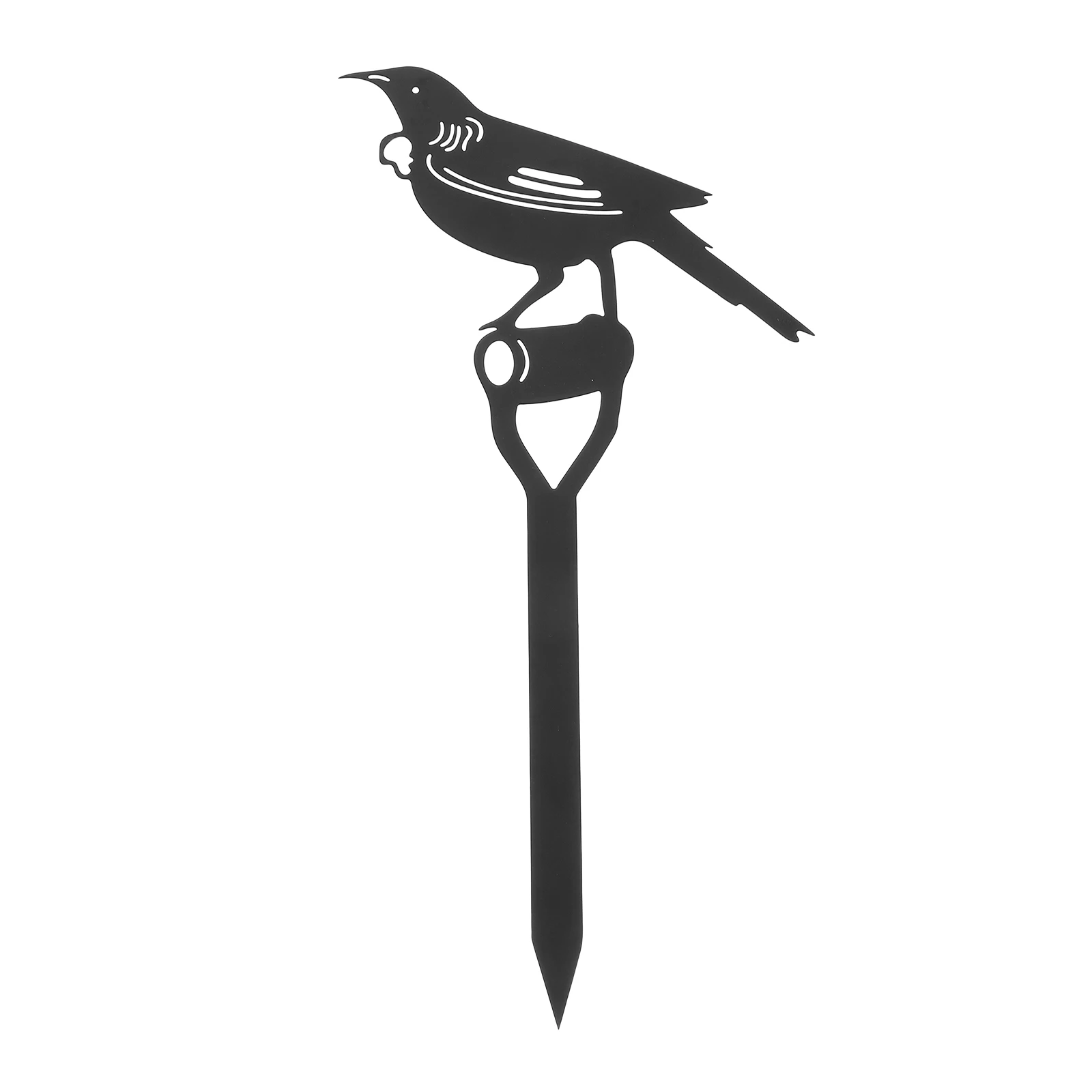 

Bird Stake Decorative Garden Stakes Outdoor Yard Decor Lawn Swing Iron Art Craft Simulation Bird Ornament For Garden Yard