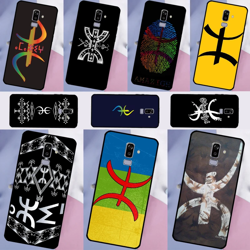 Amazigh Berber Symbol Case For Samsung Galaxy J8 2018 A7 A9 A6 A8 J4 J6 Plus J1 A3 A5 2016 J3 J5 J7 2017 Cover