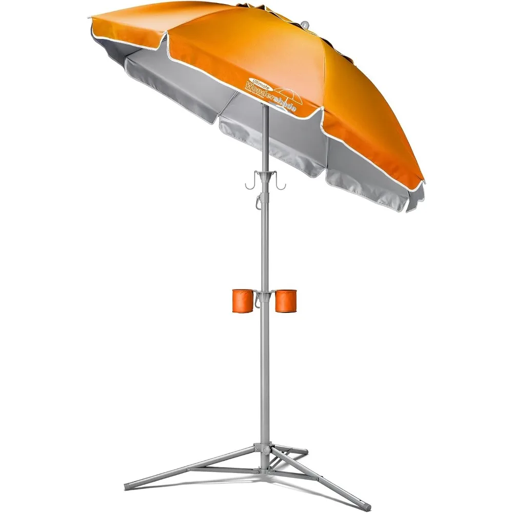 

Portable Sun Shade Umbrella - Lightweight, Instant Protection, Adjustable, Orange