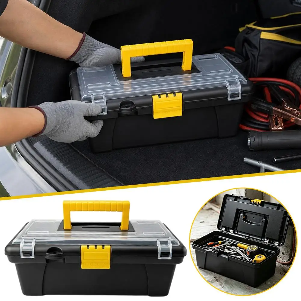 Hard Case Empty Tool Box Waterproof Screwdriver Professional Toolbox Organizer Plastic Storage Tools Shockproof Tool Box