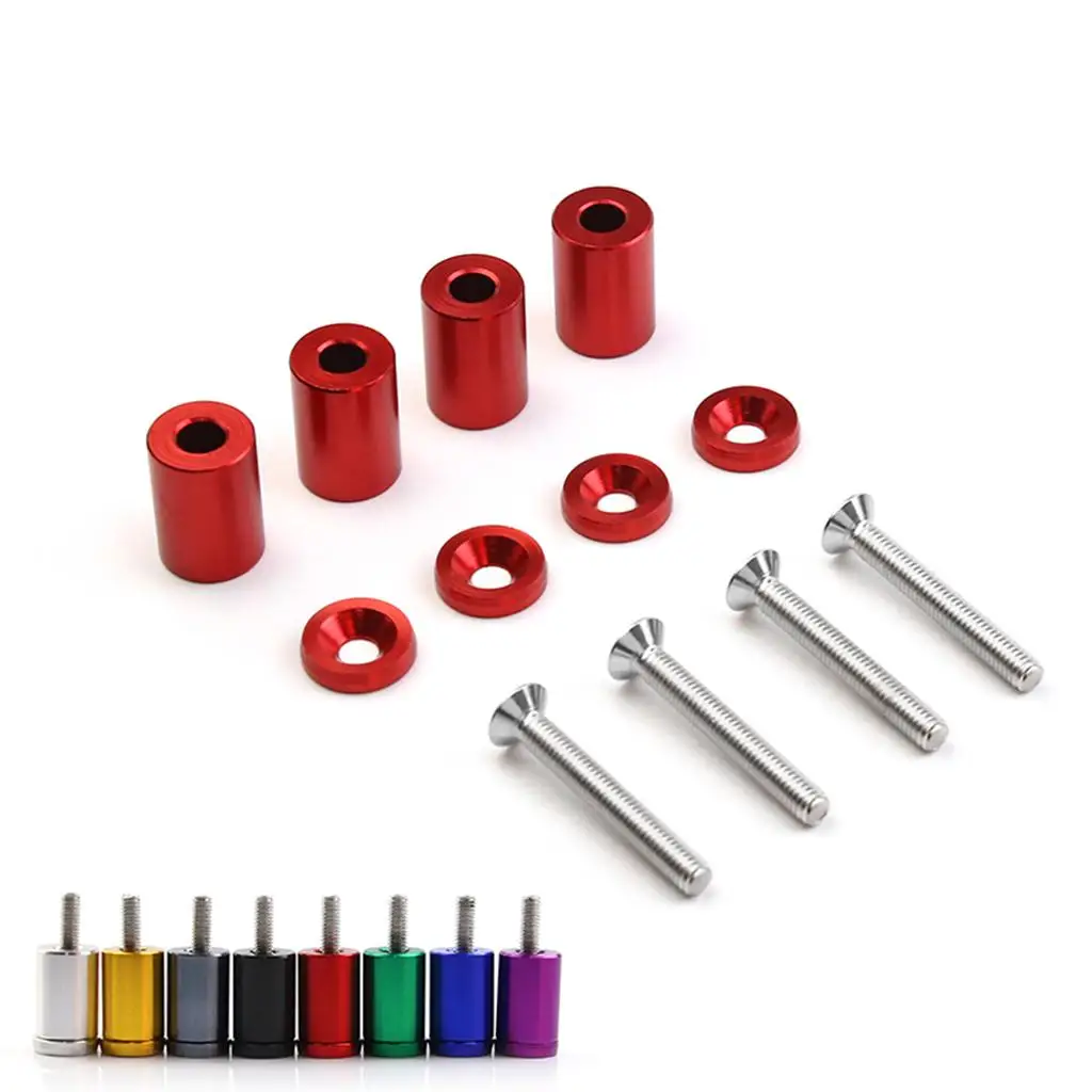 Engine Hood Air Intake Spacer Riser Kit Durable Aluminum Alloy Riser for Car Vent Hood Cooling Solution