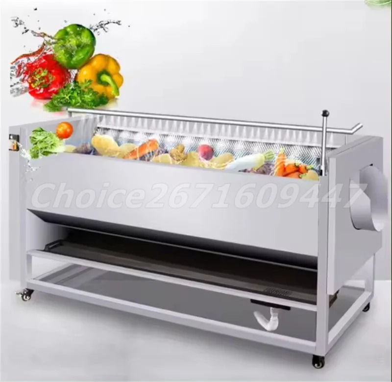 Commercial Electric Potato Cleaning Peeling Machine Carrot Peeling Machine Automatic Fruit and Vegetable Washing Peeling Machine