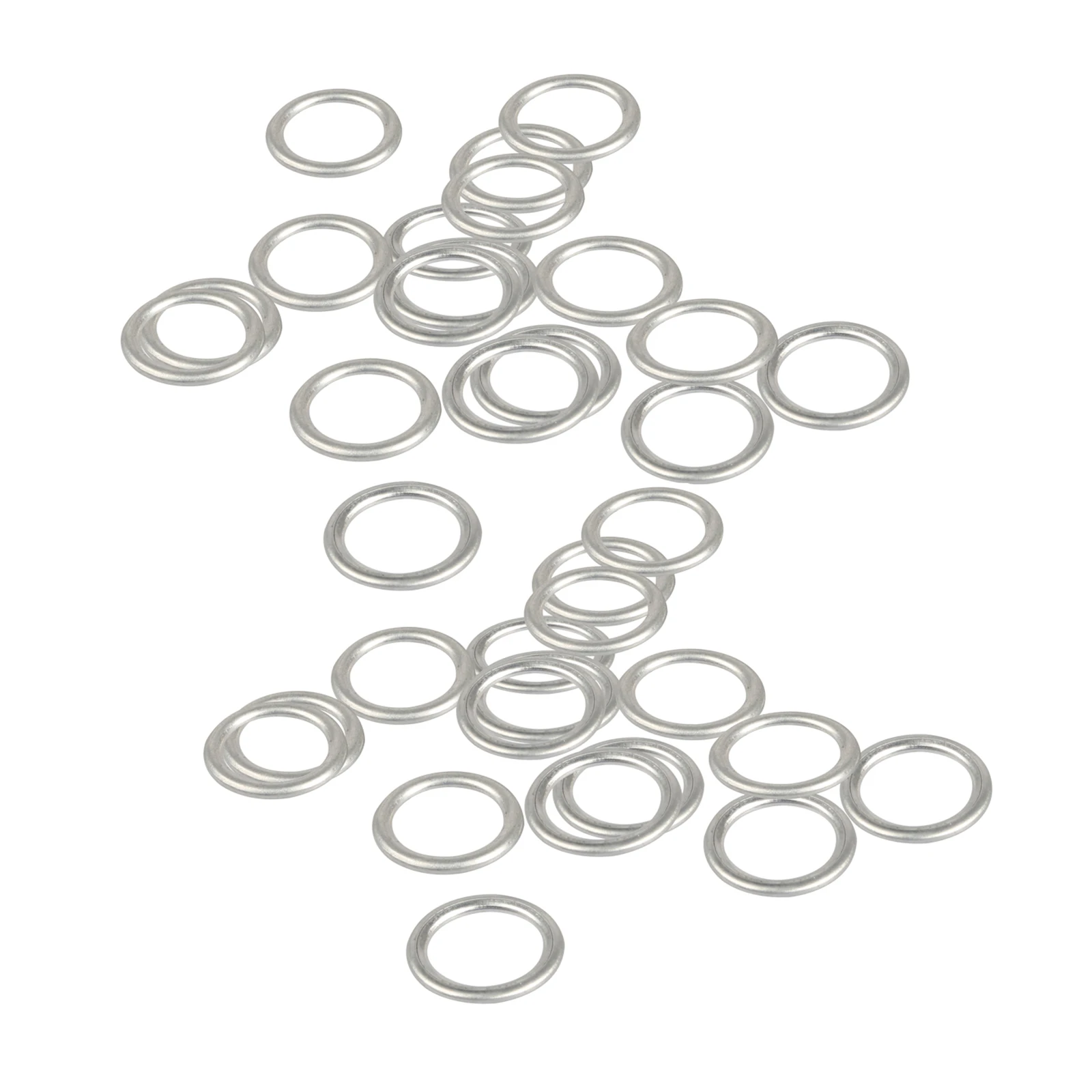 25Pcs/Set Aluminum Oil Drain Plug Gaskets Washer N0138157 For Audi A4 A5 A6 A8 S4 S5 Car Accessories 20*14*2mm Oil Screw Washer