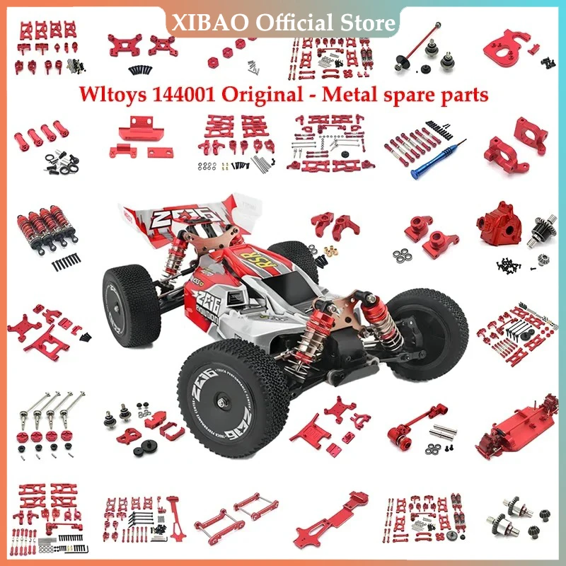 WLtoys 1/14 144001 144010 144002 124017 124019 RC Car Metal Upgrade Parts Collection  Car Accessories  Rc Crawler Parts