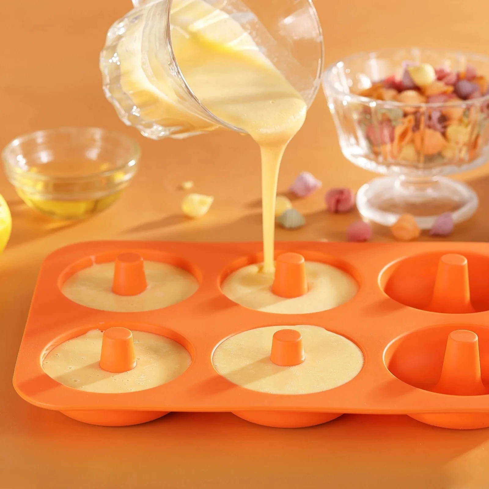 Silicone Mini Donut Pan 6-Cavi - Donut Mold Silicone recension och pris