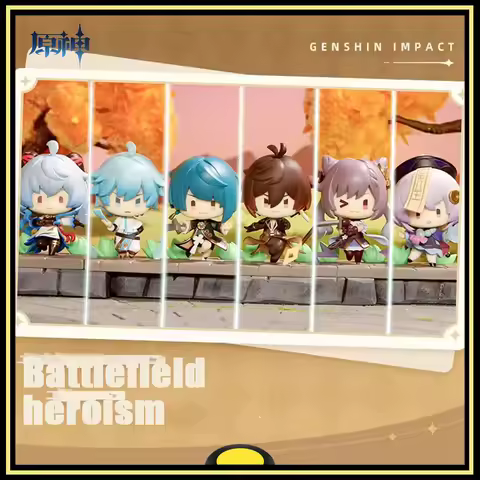 Genshin Impact action figures Blind box Battlefield heroism Lumine Kunikuzushi Xiao Yae Miko Hu Tao Zhongli Brand New Genuine