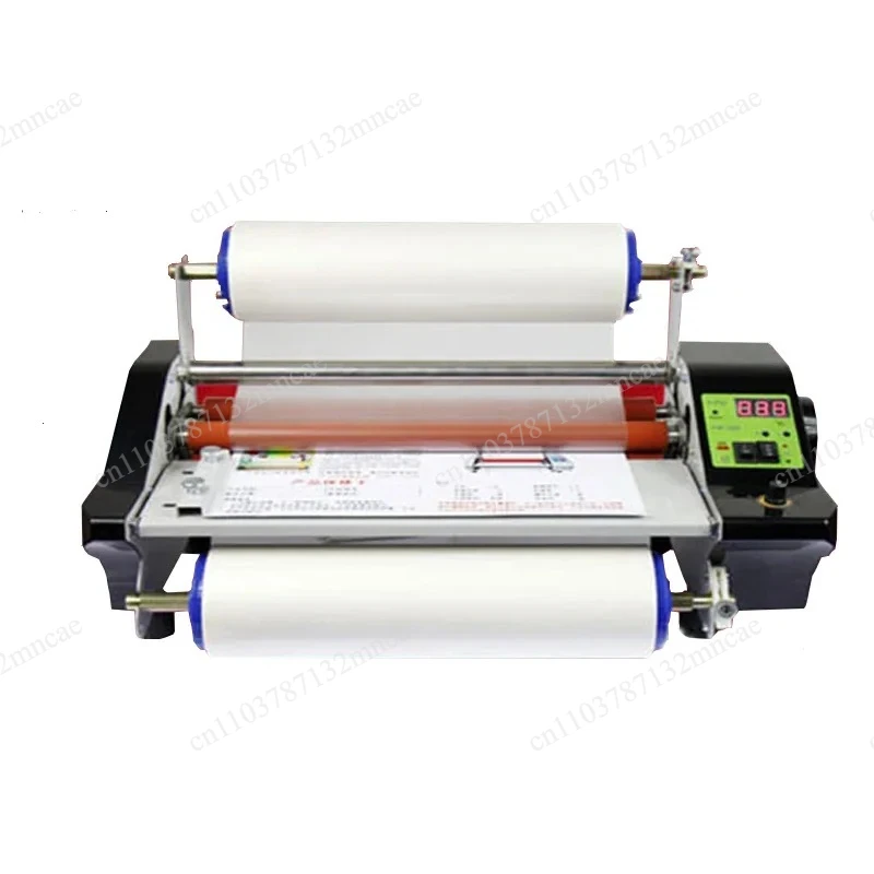 Electric Laminator Self-adhesive Crystal Label Hot&Cold Lamination Paper Book Laminatin 220V NEW FM360S Photo Laminating Machine