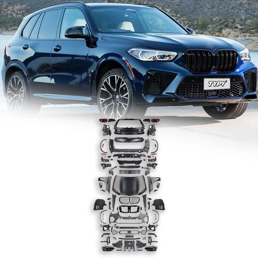 Body kits For BMW X5 E70 Modified G05 X5M Styles Body Kits Front and Rear Bumpers 1:1 Design Car Accessories