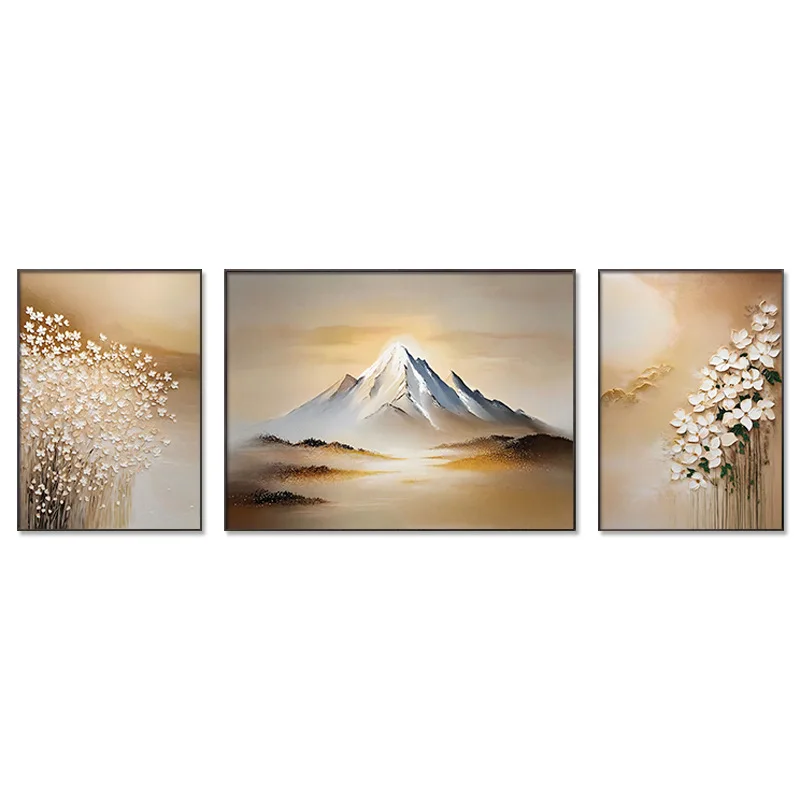 

Rizhao Jinshan living room symbolizes hand-painted Dafen Village oil painting