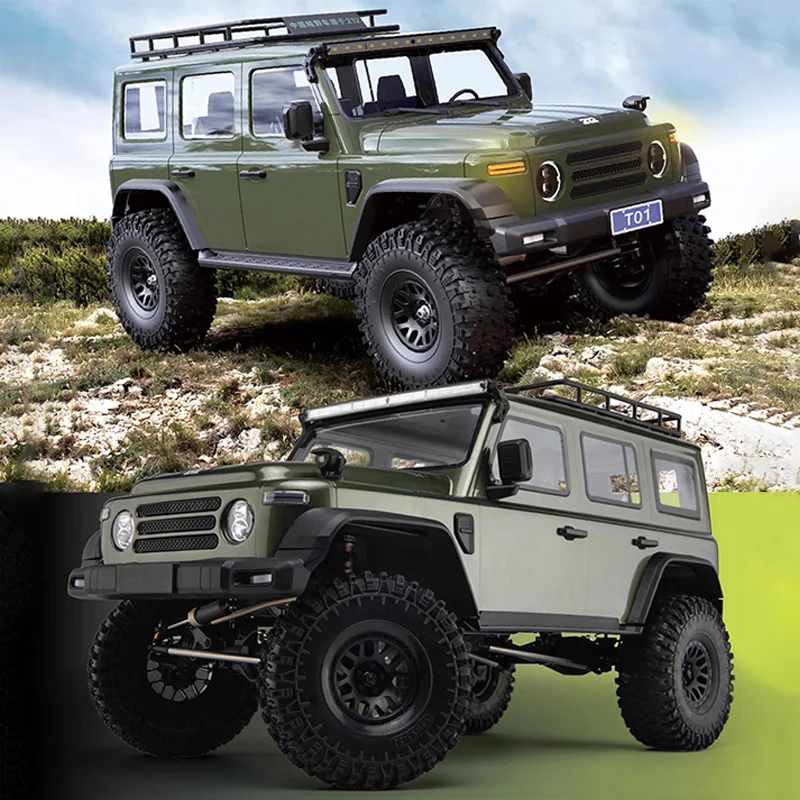 

NEW YK4084 1:8 Off-Road Vehicle Remote Control Electric Four-Wheel Drive Climbing Car Differential Lock Dual-Speed Led Light RTR