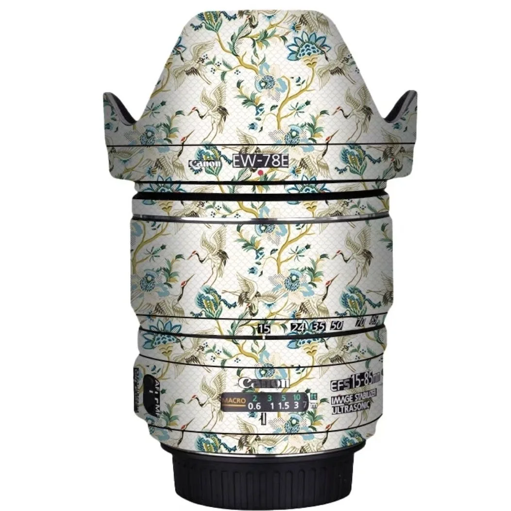 For Canon EF-S 15-85 3.5-5.6 Decal Skin Vinyl Wrap Film Camera Lens Protective Sticker Coat EFS 15-85mm F3.5-5.6 IS USM EFS1585