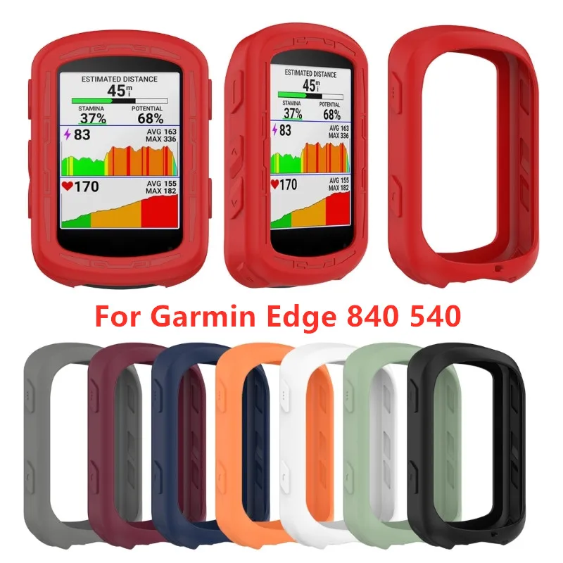 1pc Bicycle GPS Computer Protect Case Cover Silicone For Garmin Edge 840 Removable Close-fitting Screen Protector Bike Accessory