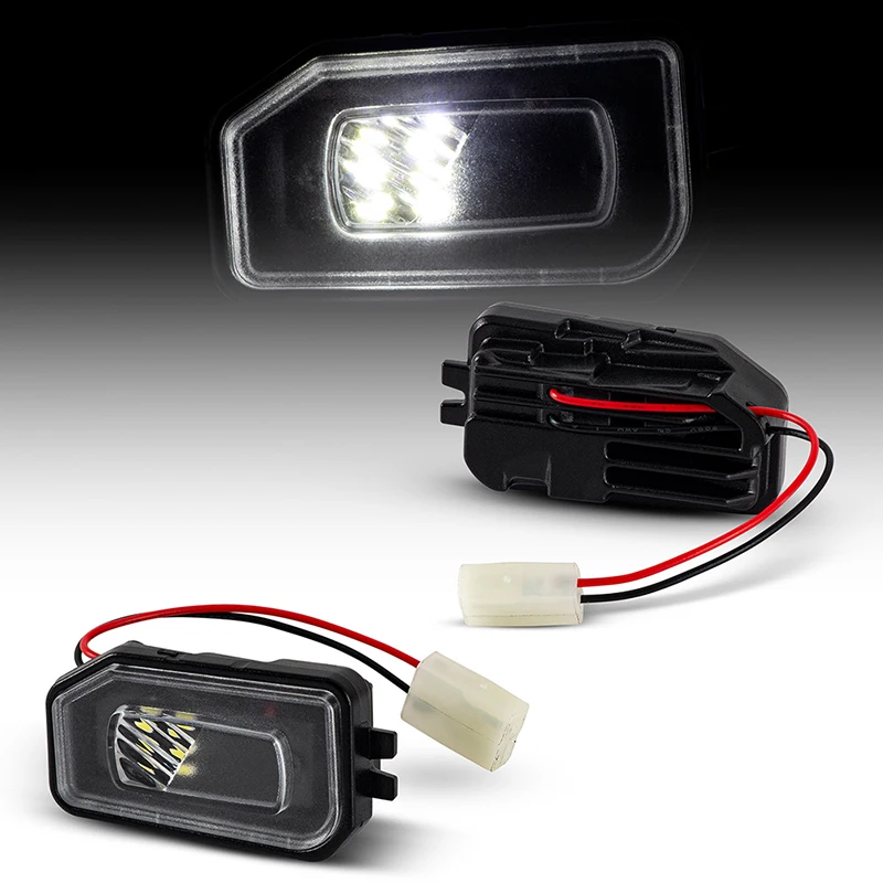 2Pcs For Mercedes-Benz W205 W213 W222 X253 GLB GLC 2014-2020 LED Under Side Mirror Lights Peddle Lamps Canbus White Car-Styling