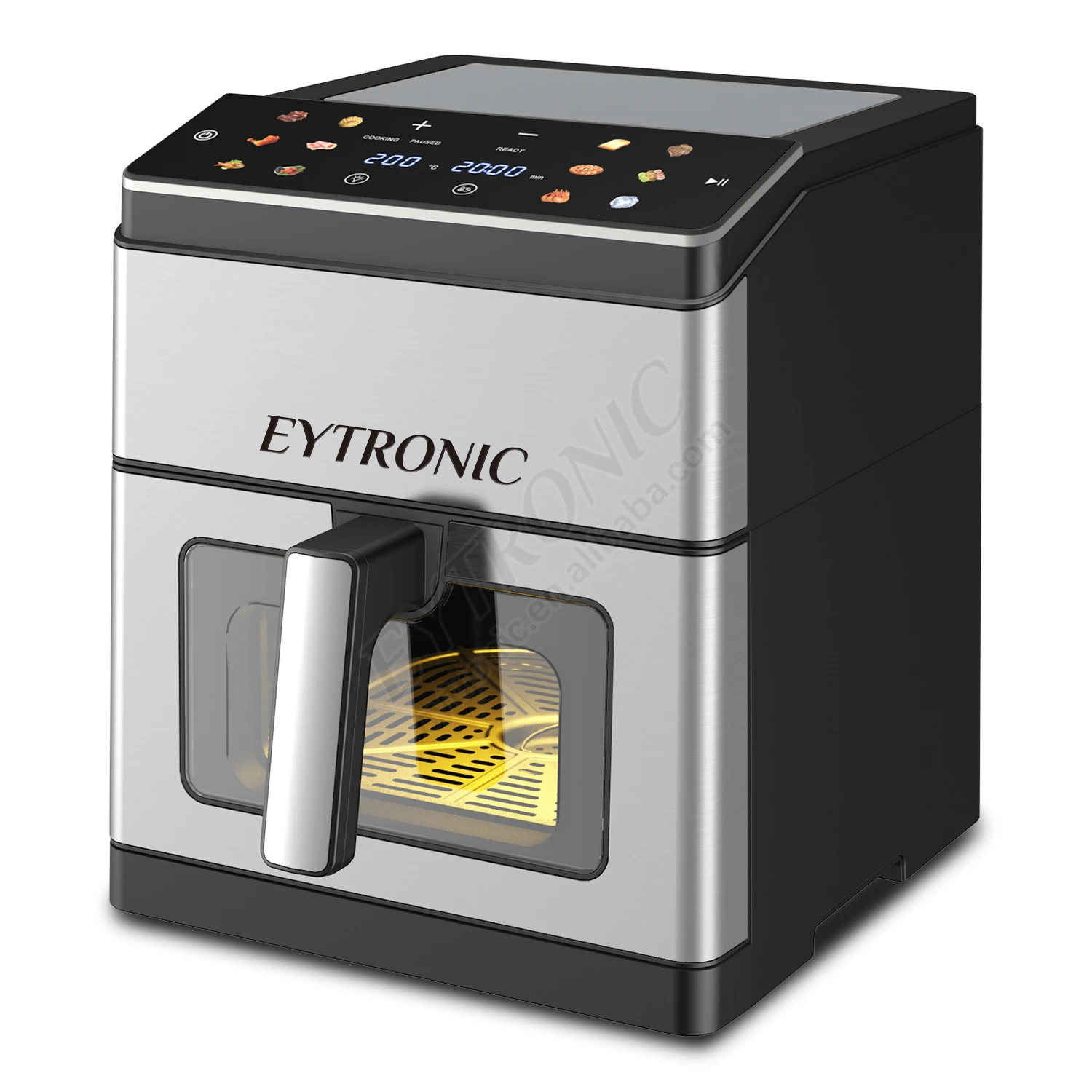 

2026 New Model Multi-functionalNew Style Digital Smart 6.5L 8L Air Fryer Double Heating Stainless Steel Air Fryer With Visible W