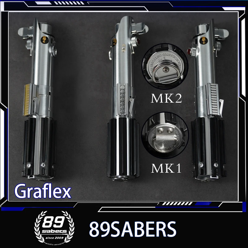 

[89SABERS] Luke 4/5/7 lightsaber, All metal material,Reprint movie prop sizes 1:1,with 19 sets of sound fonts and light effects.