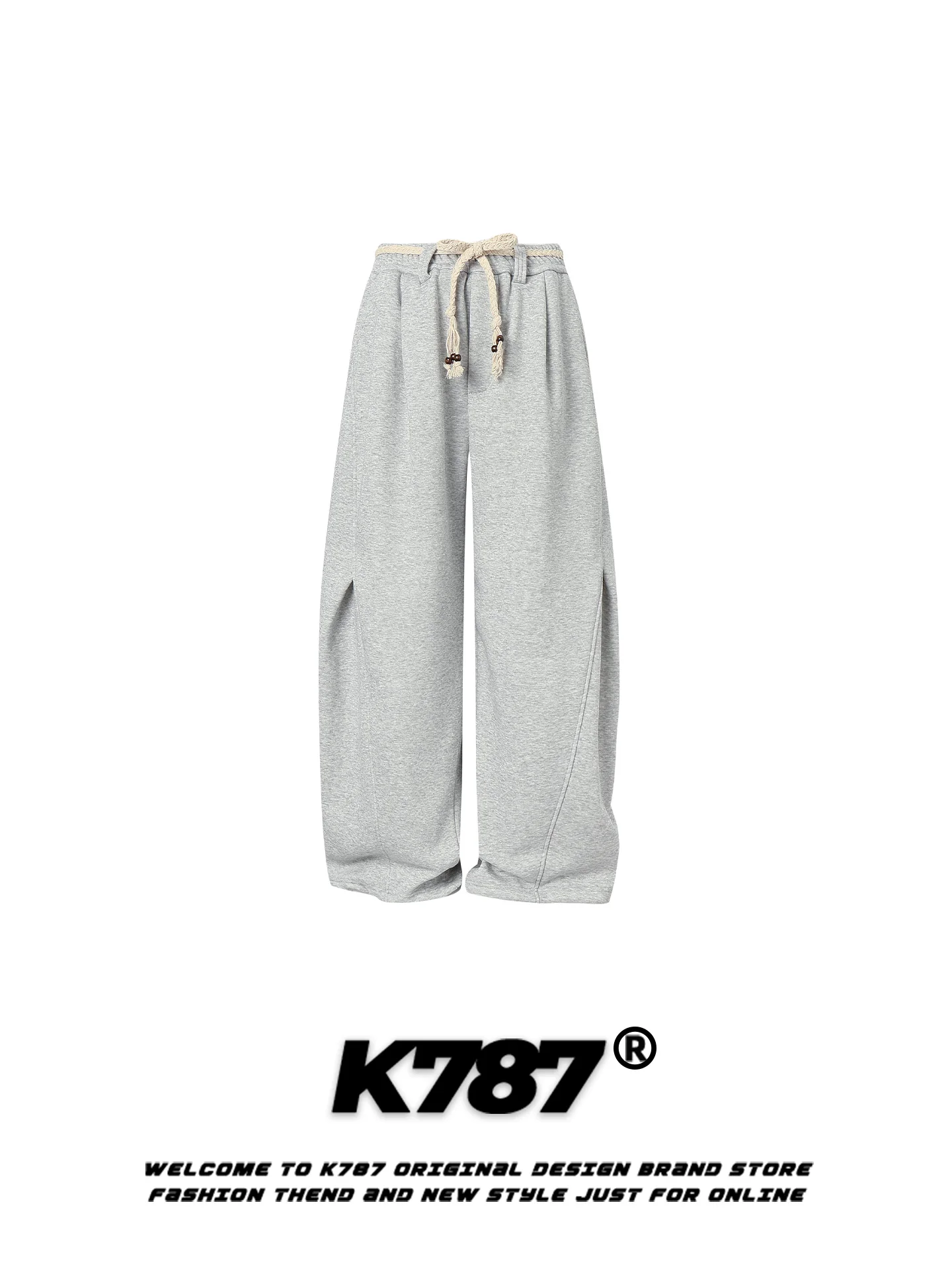 

Мужские брюки K787 в американском ретро-стиле с широкими штанинами, на флисовой подкладке, свободного кроя, прямые, повседневные, для ежедневной носки