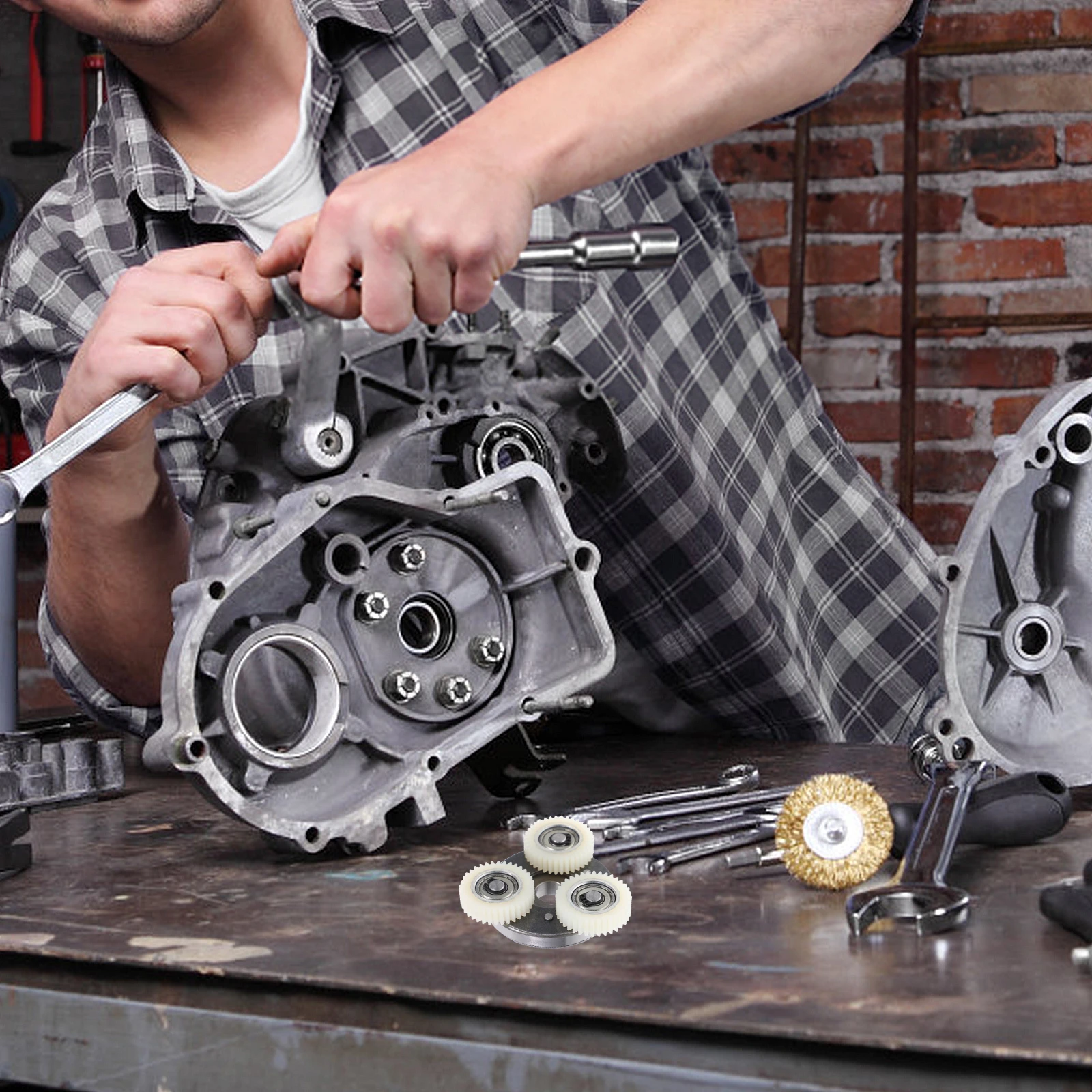 

1 комплект, 1 комплект, планетарная шестерня 36 т сцеплением, замена шестерни двигателя для электрического велосипеда, скутера, автомобиля, прочный стальной дизайн