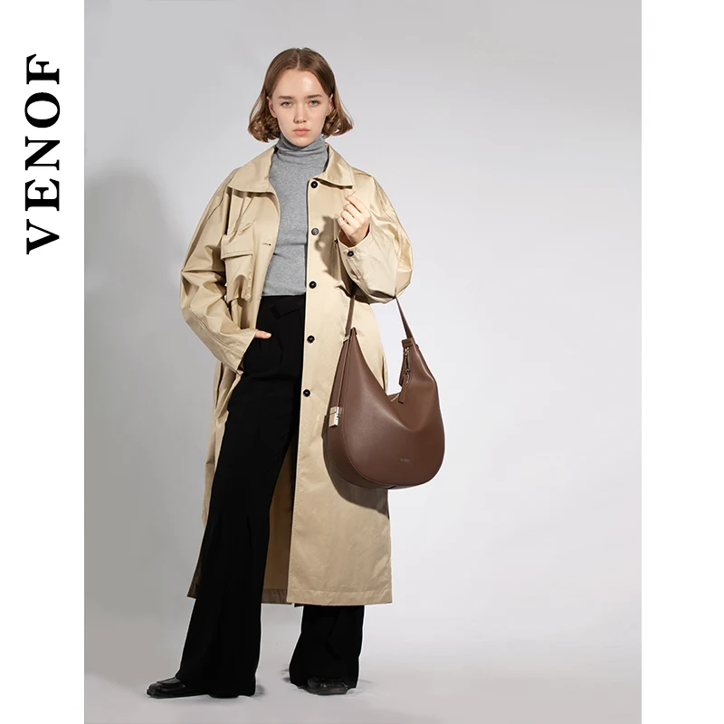 Venof Hobo Bag for Shopper Bolsa  Synthetic Leather Shoulder bag Casual Commute Elegant Ladies Handbag Original Design Big Bag