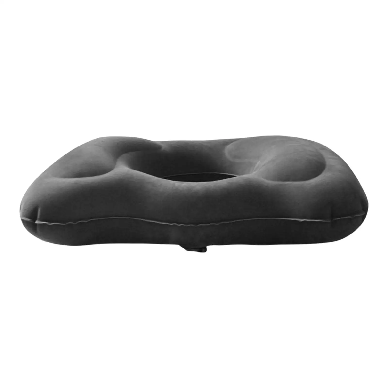 Portable Inflatable Donut Cushion for Car for seat Office Chair Tailbone Support Waterproof Breathable Sitting Pad Gray